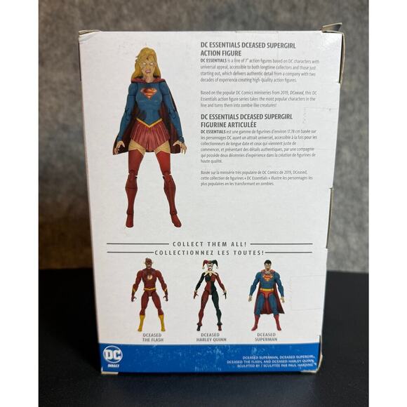 DC Direct Essentials Dceased Supergirl 7" Figurine Action Figure NEW - Picture 2 of 3